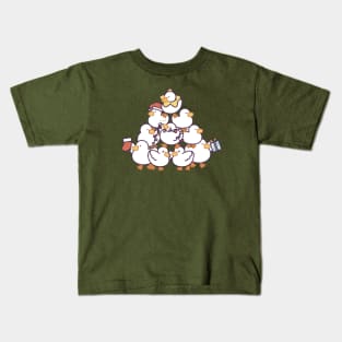 Duckmas Tree Kids T-Shirt
